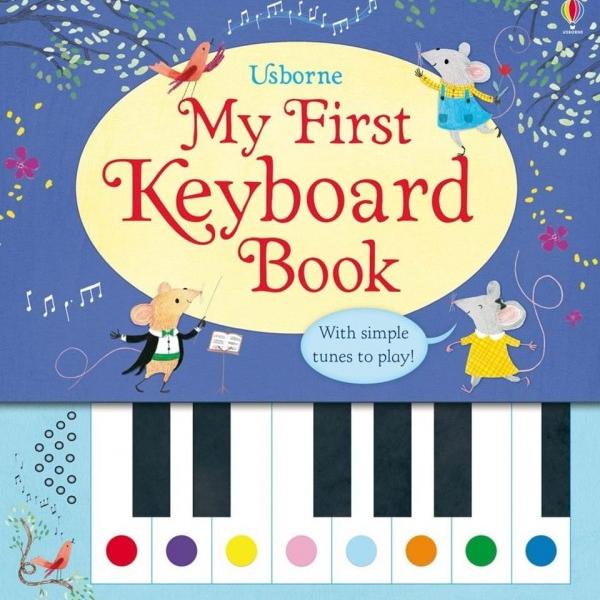  A sturdy keyboard attached to a book of well-known tunes with colour-coded notes so that anyone can play them    Tunes include Twinkle Twinkle Frère Jacques Ode to Joy and Row Row Row your Boat and there are ideas for making up simple tunes too    Each note is represented by a colour that corresponds to the same colour on the keyboard so even very young children can pick out the tunes    With delightful 