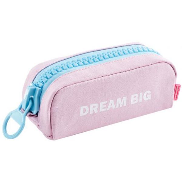 Penar cu fermoar mare din seria „Back2Fun” de la MiquelriusCu inscrip&539;ia „Dream big” pe o parteCu un compartiment cu fermoar Accesoriu potrivit si necesar pentru orice ghiozdan sau rucsacDimensiuni 20 x 9 x 7 cmMaterial poliesterCuloarea rozBack2Fun  este una dintre cele mai distractive &537;i colorate serii de la Miquelrius 