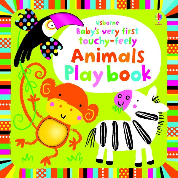 This is a delightful animal-themed companion to Babys Very First Touchy - Feely Playbook The pages are specially designed to be visually stimulating with simple colourful illustrations and lots of things to look at Babies will love spotting the animals exploring the touchy-feely textures running their fingers along diecut lines and peeping though holes