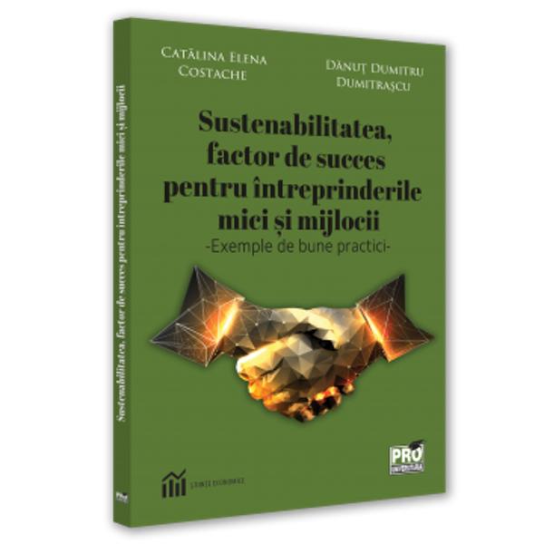 Noutatea lucrarii rezida din asocierea celor doua domenii importante dezvoltarea durabila &537;i activitatea intreprinderilor mici si mijlocii asociere care confera noi conotatii ce eviden&539;iaza pozi&539;ia &537;tachetei la care trebuie ridicata problematica managementului in general si a managementului IMM-urilor in particular in lumea contemporana &537;i mai ales in contextul agravant generat de situa&539;iile de crizaLucrarea se adreseaza atat specialistilor din 