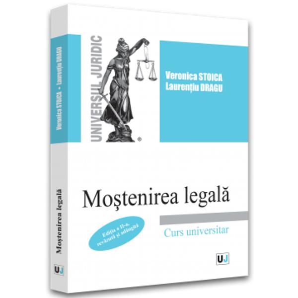 „Mo&537;tenirea legala” este un curs universitar destinat in primul rand studentilor de la facultatile de drept dar si practicienilor dreptului avocati notari judecatori etcNevoia reeditarii unei astfel de lucrari a fost determinata de modificarile legislative care au aparut de la prima editie si pana astaziAcest curs universitar reprezinta o analiza utila pentru rezolvarea eficienta a chestiunilor de drept ce tin de deschiderea mostenirii impartirea 