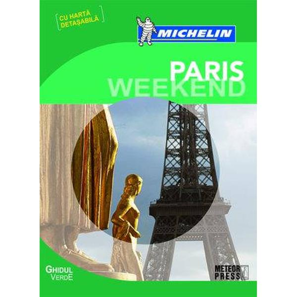 Ghidul Verde Paris Weekend este usor de folosit si datorita formatului sau este comod de transportat Veti gasi aici informatiile esentiale pentru a profita din plin de un scurt sejur in Paris locurile de interes turistic ierarhizate cu ajutorul stelelor Michelin o agenda culturala cu informatii despre sarbatori traditionale si evenimente programate descrierea orasului si tendintele sale O selectie bogata de adrese utile – pentru orice buget – incluzand locuri de cazare 