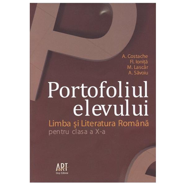 Portofoliul elevului clasa a X a Limba si literatura romana