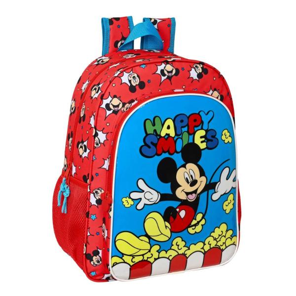 Rucsac baieti 42 cm Mickey MouseGhiozdanul pentru baieti&nbsp;Mickey Mouse&nbsp;este ideal pentru scoala clasele 1-4 dar si pentru micile plimbari in parc sau calatorii Vrei ca micutul tau sa fie in pas cu moda Rucsacul pentru baieti&nbsp;Mickey Mouse&nbsp;il va ajuta sa ia cu el tot ce are nevoie indiferent unde il poarta sa fie remarcatRucsacul Mickey Mouse&nbsp;are un compartiment principal foarte incapator 