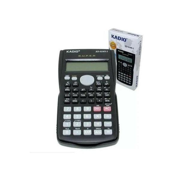 Calculator &537;tiin&539;ific multifunc&539;ional kd-82ms-2-afisare 2 linii-functie de calcul statistic -functie de calcul fractie-carcasa rigida