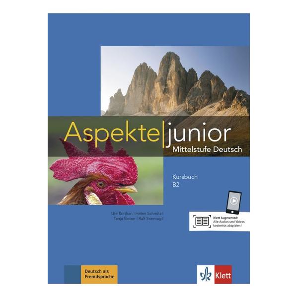 Das Kursbuch zu Aspekte junior B2festigt und erweitert Strukturen und trainiert Fertigkeiten und Strategienbereitet auf das Zertifikat B2 und die Formate des DSDII vorenthält attraktive Auftaktseiten und spannende landeskundliche Porträtsmotiviert die Lernenden durch authentische Filme auf der DVDenthält alle Hörtexte im mp3-Format zum Download