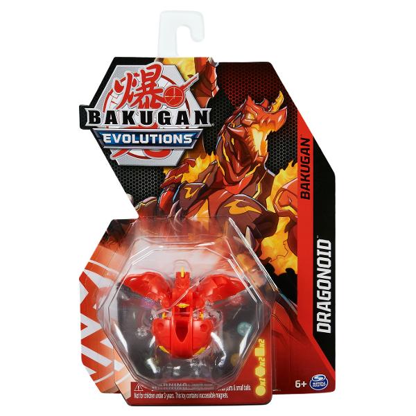 Dezlantuie transformari epice cu noul Bakugan Evolutions cu decor si personaje complet noi Înfrunta-ti prietenii cu propriul tau Bakugan si poti deveni cel mai tare maestru Bakugan Rostogoleste-ti Bakugan-ul peste BakuCore metalic doua incluse pentru a-l vedea transformandu-se in Baku-Action În plus foloseste cardul Gate inclus pentru si mai multe moduri de a juca si de a castiga bonusuri Cu personaje noi si personaje care se revin Bakugan Evolution are detalii minunate 