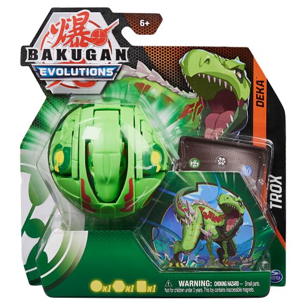 Bakugan-ul tau preferat tocmai a devenit mai mareDezlantuie puterea lui Deka Bakugan care sunt versiuni in marime uriasa ale personajelor tale Bakugan preferate din serialul de succes acum pe NETFLIX Transforma-ti Bakuganii rostogolindu-i pe GeoCore mari si exclusive incluse si se vor deschide transformandu-se dintr-o forma unica de Bakugan Deka gata de lupta Fiecare Deka Bakugan are niste detalii minunate simbolul factiunii sale si o transformare diferita dandu-i viata 