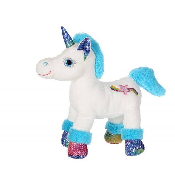 Unicorn alb  - jucarie din plus cu sunet 30 cm este un model inedit de jucarie din plus pentru cei mici Ideal pentru printesa ta acest model de unicorn din plus alb este alegerea perfecta pentru ea Jucaria din plus o poate ajuta sa isi dezvolte creativitatea si imaginatiaAcest unicorn din plus poate fi un cadou perfect pentru sarbatori sau pentru aniversari Realizat din cele mai bune materiale acest unicorn este foarte atent lucrat Alege cu incredere un model special de 