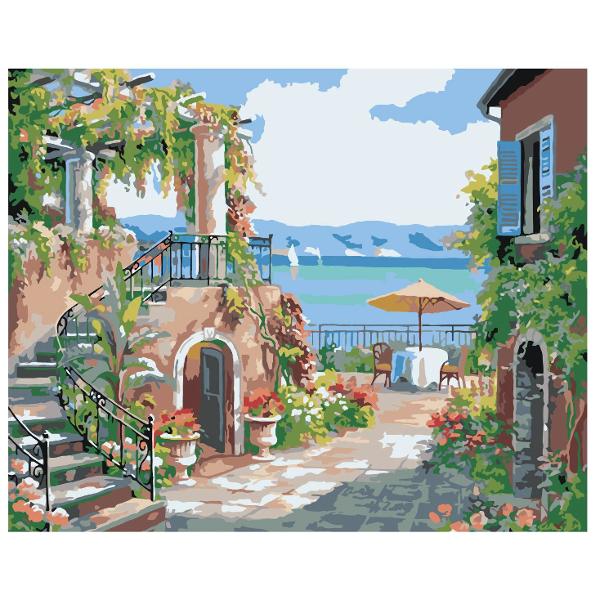 Setul de pictura pe numere te poate scufunda partial in lumea fanteziilor tale si iti ofera posibilitatea de a patrunde mai mult in lumea artei de a petrece placut si productiv timpul liber De asemenea rezultatul muncii poate sa se transforme in decor pentru casa sau o ideie minunata de cadou Ce contine setul de pictura pe numere Un desen contur cu indicarea numarului culorii Fiecare celula de contur a imaginii este numerotata si corespunde unei cutii cu vopsea Set vopsea acrilica care 