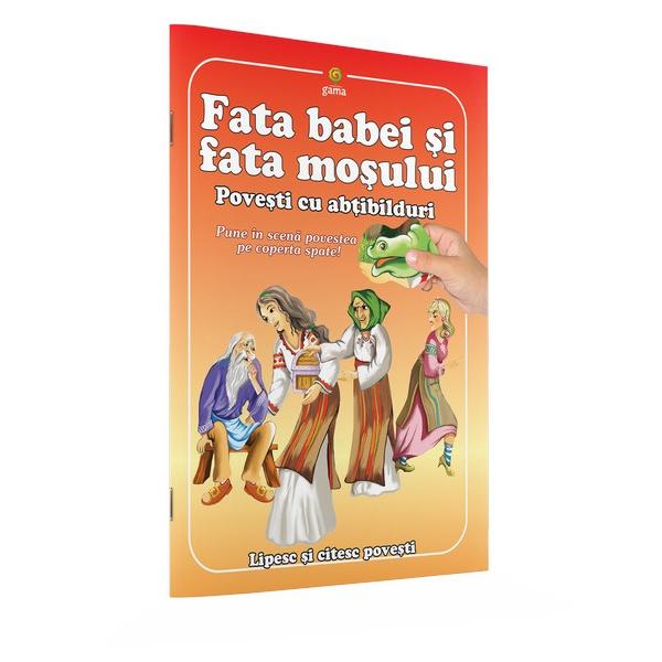 Povestea despre fata babei &537;i fata mo&537;ului într-un format mare cu ilustra&539;ii deosebite Lectura este completat&259; de activit&259;&539;i motrice deoarece din imagini lipsesc fragmente Pentru a le completa copilul trebuie s&259; descopere ab&539;ibildurile corecte &537;i s&259; le lipeasc&259; la locul lor Pe coperta IV sunt prezentate scene din poveste care îl provoac&259; s&259; repovesteasc&259; singur 