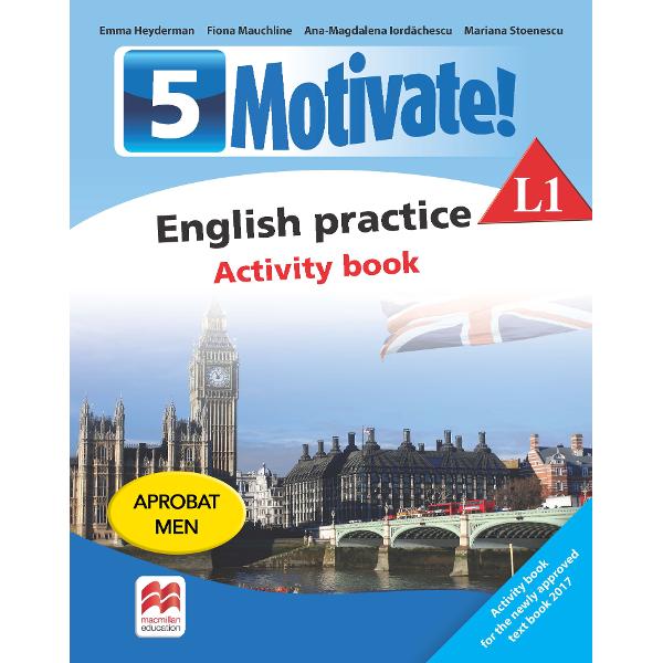 Motivate English practice Activity book L 1 clasa a V-a