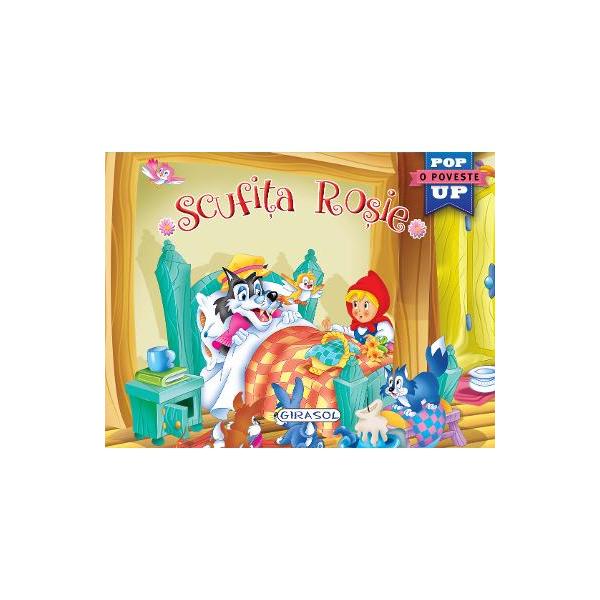 Pop-up-Scufita rosie