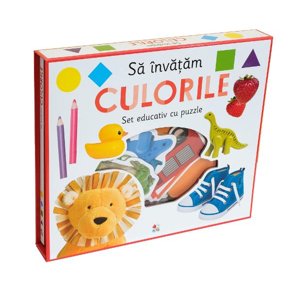 Sa invatam culorile Set educativ cu puzzle