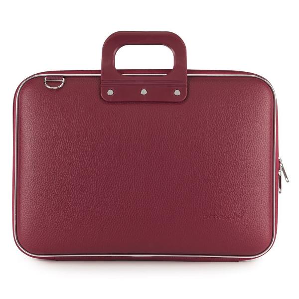 Geanta lux business laptop 15 in Clasic vinil Bombata-GrenaAceasta geanta robusta eleganta pentru laptop este fabricata din piele ecologica si manere din silicon Geanta lux business laptop 15 in Clasic vinil Bombata-Grena&nbsp;este realizata din materiale solide intr-o nuanta deosebita de grena Avand un design clasic mereu in tendinte este ideala pentru orice ocazie Marginile deosebite dau acea nota de eleganta care o face 