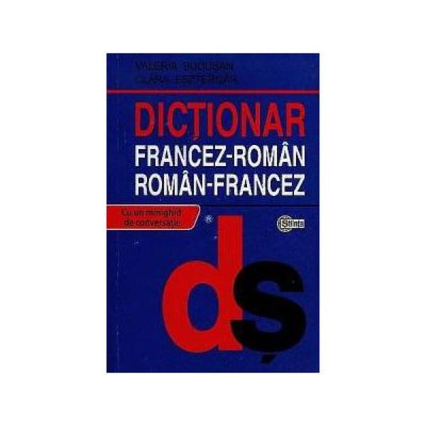 Cu un minighid de conversatie Aceasta lucrare se inscrie in colectia de Dictionare Scolare initiata in cadrul editurii Stiinta in 1995 Adresandu-se  in primul rand elevilor si studentilor dar si unui public mai larg de cititori dictionarul cuprinde circa 25 000 de termeni care asigura insusirea cunostiintelor necesare pentru a putea vorbi si scrie corect intr-o limba de circulatie universala 