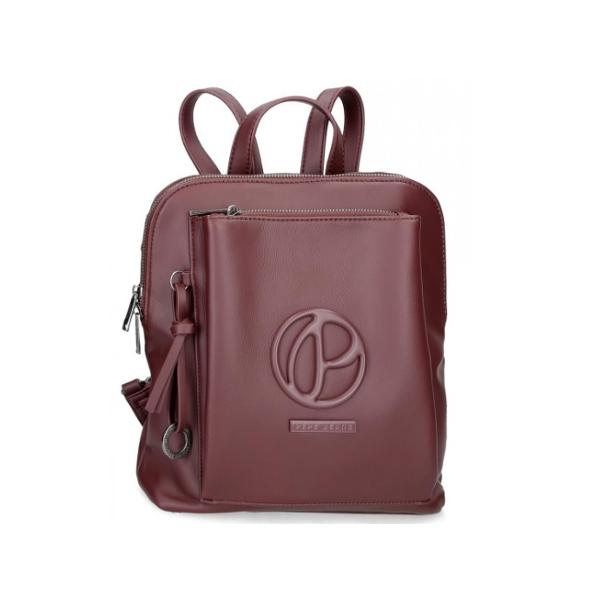 Rucsac casual pentru femei Pepe Jeans Mara bordo Bretele sunt ajustabile pentru o purtare confortabila Material piele ecologicaCuloare bordoCapacitate 6 litri1 compartimentDimensiune 26x29x10 cmRucsacul poate fi transportata in mana de maner sau in spate cu ajutorul bretelelor