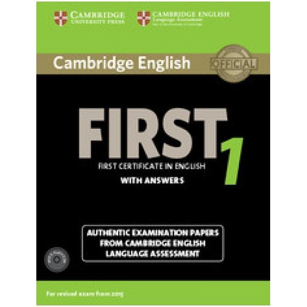 Product description Four authentic Cambridge English Language Assessment examination papers for the revised Cambridge English First FCE exam from 2015 These examination papers for the 2015 revised Cambridge English First FCE exam provide the most authentic exam preparation available allowing candidates to familiarise themselves with the content and format of the exam and 
