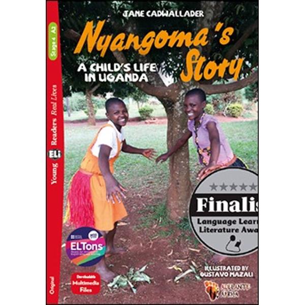 Nyangoma is an Ugandan girl who tells her daily life to children of her age what they eat how their school is like the toys they play with her friends It’s really touching listening to her words describing her Country and her lifeNyangoma a twelve-year-old African girl invites the reader into her world to meet her family and to see whateveryday life is like in a real Ugandan village Come and find out about her home and school and what 