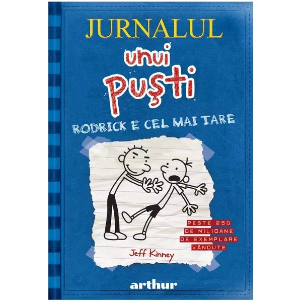 Rodrick e cel mai tare duce mai departe aventurile lui Greg &351;i ale fratelui s&259;u Rodrick Proasp&259;t întors din vacan&355;a de var&259; îndr&259;gitul personaj Greg ascunde un secret a c&259;rui dezv&259;luire i-ar pune în pericol reputa&355;ia în rândurile colegilor &351;i mai ales colegelor de &351;coal&259; Singurul care cunoa&351;te acest secret este fratele s&259;u liderul forma&355;iei Skutek Plyn 