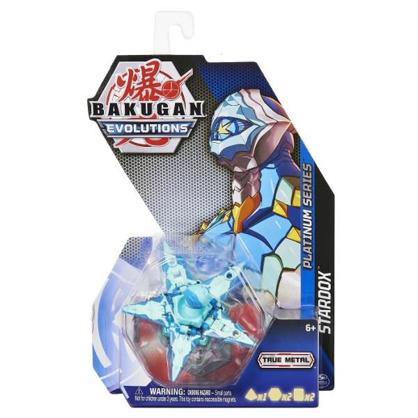 Dezlantuie transformari epice cu noul Bakugan Evolutions cu decor si personaje complet noi Bakugan-ul tau tocmai a devenit mai puternic ca niciodata cu aceste Bakugan-uri de platina indarjit in lupta - facute din metal adevarat Simte greutatea premium in maini in timp ce le rostogolesti peste BakuCores Priveste cum Bakugan-ul tau se deschide si se transforma intr-o creatura de actiune feroce Acesti campioni supergrei vor produce daune incredibile in lupta ca niciodata pana acum 