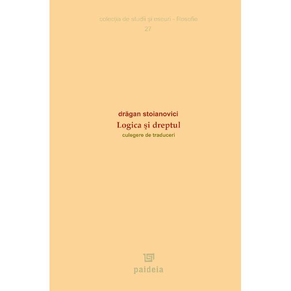 Ultima jumatate de secol a marcat o amplificare si o primenire a investigatiilor de logica juridica gratie pe de o parte instrumentelor noi mai riguroase si mai diversificate oferite de logica formala contemporana iar pe de alta aparitiei si dezvoltarii teoriei moderne a argumentarii Volumul de fata ofera in traducere o selectie de contributii pe teme de logica juridica datorate unor autori de prestigiu din diverse parti ale lumii Textele sunt distribuite tematic pe sectiuni ce 