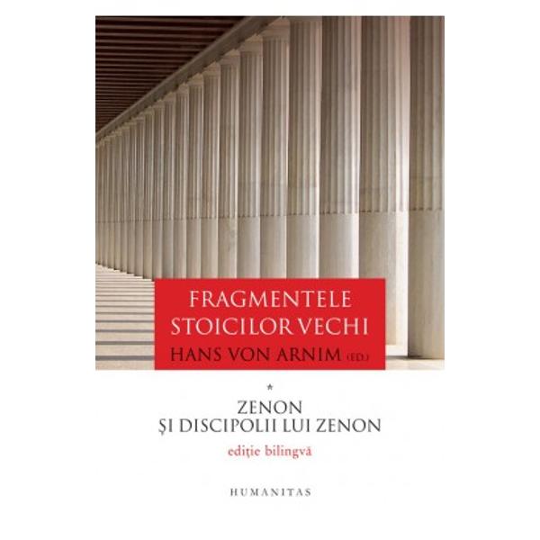 „Prin prezenta edi&355;ie bilingv&259; ne propunem s&259; facem accesibil cercet&259;torilor filozofiei antice studen&355;ilor &351;i publicului român interesat de filozofie unul dintre cele mai valoroase instrumente de studiu al patrimoniului gândirii grece&351;ti – lucrarea Stoicorum Veterum Fragmenta 1903–1905 prin care Hans von Arnim a realizat pentru reconstituirea 