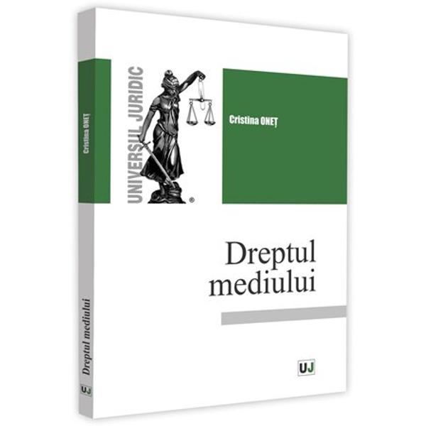 Dreptul mediului este o lucrare complexa care ofera celui ce o parcurge o imagine de ansamblu asupra instrumentelor juridice si nu numai de protectie a mediului atat din perspectiva sistemica dar mai ales din perspectiva legislatiei existente in acest domeniu Aceasta se intemeiaza pe reglementarile aflate in vigoare pana la data de 1 noiembrie 2017 dar framantarile legislative majore ce s-au produs si se vor mai produce vor obliga autoarea la o a doua 