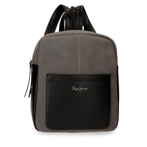 Rucsac casual 28 cm Pepe Jeans Lorain negru - culoare negru material piele ecologica dimensiune 24x28x10 cm bretele ajustabile 1 compartiment maner superiorAceast&259; linie de gen&539;i pentru dama de la Pepe Jeans este ideal&259; pentru toamn&259; datorit&259; u&537;urin&539;ei sale în combinarea lor cu orice tinuta Toate piesele sunt confec&539;ionate din piele sintetic&259; &537;i ave&539;i patru culori diferite din care s&259; alege&539;i dintre piesele 