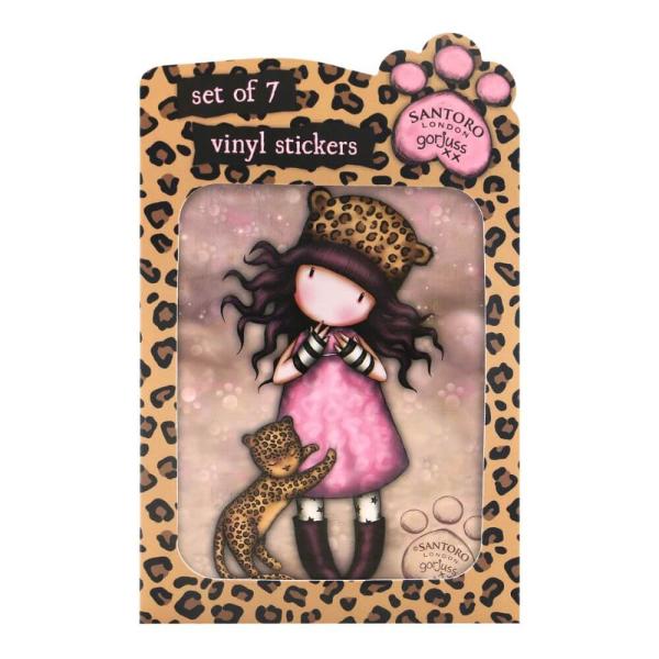 Set abtibilduri vinil Gorjuss Purrrrrfect Love&nbsp;este&nbsp;un ansamblu de 3 abtibilduri frumoase in stil Gorjuss cu design inspirat din lumea piratilorSunt perfecte pentru a decora si personaliza obiectele din camera taAbtibildurile vin ambalate intr-un plic de cartonDimensiune 95 x 156 x 1 cm