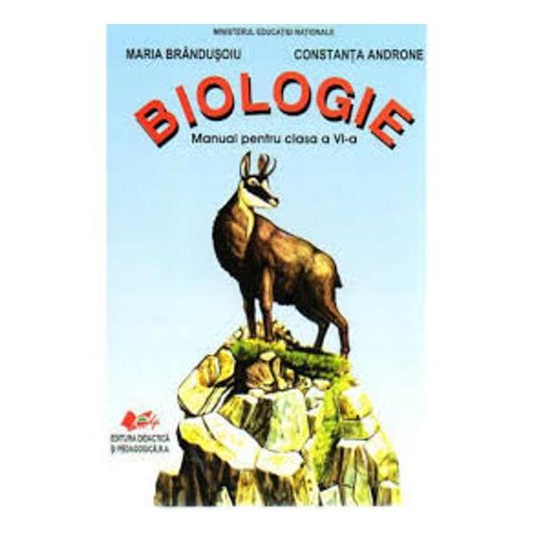 Manual de biologie clasa a VI a editia 2017