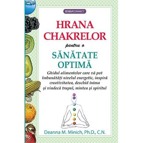 Hrana chakrelor tematizeaza legatura dintre hrana si suflet Veti fi condusi dincolo de aparente si vi se vor pune la dispozitie instrumentele contopirii trupului cu sufletul atât prin calitatile fizice si vibratiile hranei cât si prin modul de abordare al hranei si alimentatieiMa bucura ocazia de a va propune aceasta perspectiva ce se adauga paletei voastre de alegeri în vederea dobândirii starii de bine Pentru unii dintre voi 