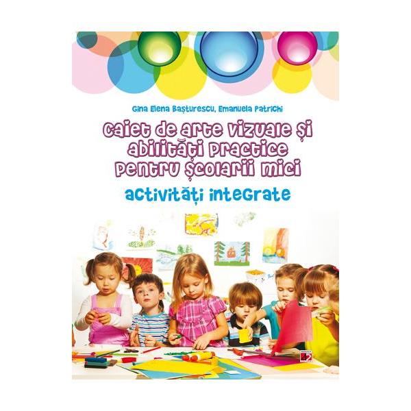 Caietul de arte vizuale si abilitati practice este conceput dupa noua programa si contine activitati interdisciplinare adresandu-se mai ales scolarilor mici clasa pregatitoare clasa I si clasa a II-a dar si indrumatorilor lor invatatori si parinti  Lectiile pot fi abordate in orice ordine iar unele dintre ele se pot intinde pe parcursul mai multor ore Imaginile si explicatiile ce le insotesc sunt elaborate concis si clar astfel incat copiii care lucreaza mai repede sa 