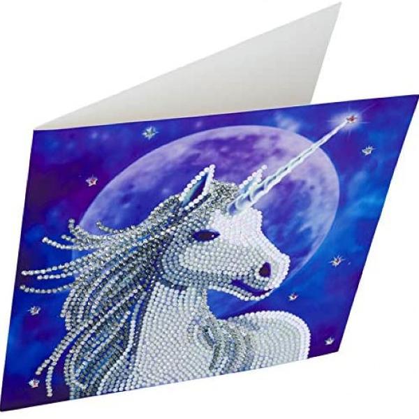 Set creativ tablou cu cristale Crystal Art Card Starlight Anne Stokes 18x18cm Craft Buddy