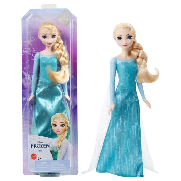 Faceti cunostinta cu aceste papusi de moda inspirate din indragitele filme Disney Frozen Fiecare papusa articulata este prezentata in aspectul ei din film si are parul moale care poate fi periat Fanii le pot colecta pe toate si pot recrea aventuri magice in Arendelle si nu numai Fiecare papusa se vinde separat in functie de disponibilitate Papusile nu pot sta singure in picioare sau sezut Culorile si decoratiunile pot varia Acest pachet contine o papusa Elsa imbracata intr-o rochie 