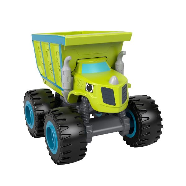 Masinuta Blaze, din metal, Truck Zed MTCGF20_GYD03 Blaze si prietenii lui Monster Machine sunt gata sa se deplaseze si sa se rostogoleasca in jurul orasului Axle si dincolo Aceste camioane monstru colectate sub presiune au roti mari si chiar si personalitati mai mari iar acum exista mai multe masini Monster decat oricand Fiecare vehicul are un design deosebit si interesant Colecteaza-ti toti prietenii de la Blaze si Monster Machines &trade fiecare vandut separat si in functie de disponibilitate Acest pachet contine personajul Truck
