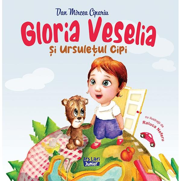 Gloria Veselia &537;i Ursule&539;ul Cipi este o carte „cu personaje adev&259;rate &537;i înaripate“ Oglindite în ilustra&539;ii coborâte din bagheta magic&259; a vreunei zâne întâmpl&259;rile fascinante îi vor amuza pe cei mici &537;i pe cei mari deopotriv&259; Gloria Veselia eroina jocului-vis pe care vi-l propunem este „o 
