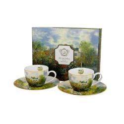 Set cu 2 cesti de portelan Claude Monet Gadina din Argenteuil 90 ml 5935735