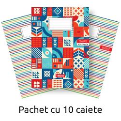 Pachet cu 10 caiete A4 dictando 80 file hartie 70 g Tipografia 3B Aceste caiete de cea mai bun&259; calitate produse cu drag în România de c&259;tre Tipografia 3B sunt alegerea perfect&259; atât pentru &537;coal&259; cât &537;i pentru activit&259;&539;i extra&537;colareCu un num&259;r generos de file vei avea la dispozi&539;ie suficiente pagini pentru noti&539;e &537;i însemn&259;ri astfel 