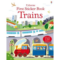 All aboard This interactive sticker book includes over 150 stickers to bring the railway scenes to life Children will love completing the pictures including ‘At the station’ ‘Steam trains’ and ‘Rolling highways’ with the stickers provided A brilliant book for young train fans and great preparation for a train journey 