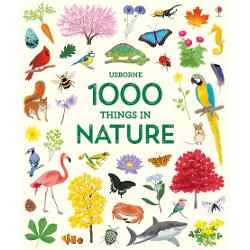 This beautifully illustrated reference book shows 1000 things found in nature from familiar bugs and flowers to exotic birds of paradise and fascinating undersea creatures Children can pore over topics such as ‘In the jungle’ ‘Ice and snow’ and ‘Fossils rocks and gems’ and discover the wildlife that lives in different habitats 