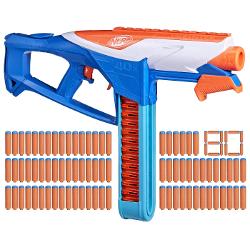 Experimentati precizia si viteza cu blasterele Nerf N Series de inalta performanta si cu sagetile revolutionare Nerf N Series N1 Du-ti jocul la nivelul urmator cu standardul de aur in explozia de sageti Nerf Blasterul infinit cu actiune de pompare are o centura de lupta inovatoare pentru incarcare rapida a sagetilor Trage in joc continuu in timp ce continui sa incarci sageti in centura in timp ce lupti Compatibil numai cu sagetile Nerf N Series N1 Centura cu 40 de sageti centura de 