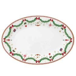 Platou de portelan Magie de Noel 35x32 cm Easy Life R1116mnoe