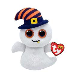 Jucarie de plus TY Beanie Boos - Nightcap fantoma alba 15 cm TY 37296