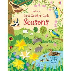 From a wildflower meadow to a snowy woodland children will love learning about the seasons whilst decorating the scenes in this beautifully illustrated book With over 200 stickers of animals plants flowers and insects and links to specially selected websites for video clips and activities