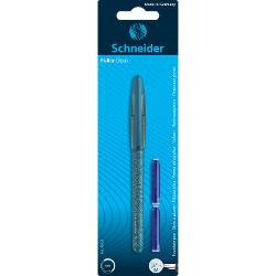Stilou Schneider OpusPeni&539;a stiloului este din o&539;el inoxidabilZon&259; de prindere cu man&537;on ergonomicFunc&539;ioneaz&259; cu patron standard de cerneal&259;Potrivite atât pentru dreptaci cât &537;i pentru stângaciDetalii stilou  2 rezerve