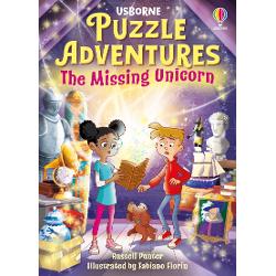When Jade explores her aunties shed she finds it packed with historical treasures But thats just the beginning of her adventures as she travels back in time to the Middle Ages on the trail of a stolen unicorn Help Jade and her new friend Jack to solve the puzzles find the unicorn and save the dayThis brand-new adventure featuring Jade Jack and Leo the dog is packed full of interactive puzzles and comic strips Usborne Puzzle Adventures have been delighting young 