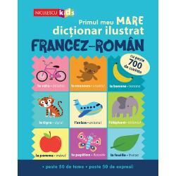 Un dic&539;ionar cuprinz&259;tor pentru copii care încep s&259; înve&539;e limba francez&259; Aceast&259; carte con&539;ine peste 700 de cuvinte &537;i expresii uzuale din francez&259; organizate pe diverse teme din via&539;a de zi cu zi Sintagmele de baz&259; &537;i informa&539;iile gramaticale esen&539;iale îi vor ajuta pe cei mai mici dintre cititori s&259;-&537;i 