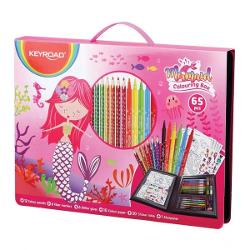 Set Colorat Keyroad Mica Siren&259; KR972160 65 Piese - Creativitate &537;i Distrac&539;ie într-un Singur Set CadouSetul de colorat Keyroad Mica Siren&259; KR972160 este cadoul perfect pentru micii arti&537;ti oferind 65 de piese esen&539;iale pentru desen &537;i colorat toate ambalate într-o cutie tip serviet&259; u&537;or de transportat Transform&259;-te într-un artist cu acest set complet ideal pentru acas&259; &537;coal&259; 