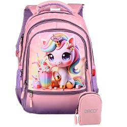 Ghiozdanul de la DACO este alegerea perfect&259; pentru &537;colari combin&acirc;nd un design atr&259;g&259;tor &icirc;n nuan&539;e de roz &537;i mov cu un sistem de organizare eficient Construit din materiale durabile &537;i cu un spa&539;iu generos pentru rechizite acest ghiozdan va deveni rapid un partener de &icirc;ncredere &icirc;n drumul zilnic al elevilorstrong data-start402 